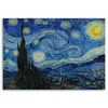 Obraz na plátne hviezdna noc - reprodukcia v. van gogha Náhľad obrázku produktu 3