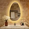 S'AFIELINA Miroir de salle de bain 85 x 50 cm avec Voir les images du produit 1