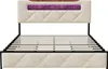 Fortuna Lai Polsterbett 140x200cm mit LED und USB, Produktbild-Vorschau 7