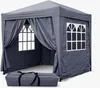 Pavillon Pop-Up FCH 2 x 2 m Gris Smoky avec 4 panneaux Voir les images du produit 1