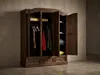 New Mexico Kleiderschrank 3 türig mit einer Spiegeltür, 2 Produktbild-Vorschau 6