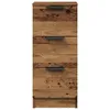 A tall, narrow wooden cabinet with three drawers against a white background. Náhled obrázku produktu