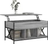 vidaXL Couchtisch Grau Sonoma 100x55x50 cm Holzwerkstoff Produktbild-Vorschau 4