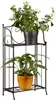 Relaxdays Blumenregal Metall 2-stöckig für Topfpflanzen, Produktbild-Vorschau 1