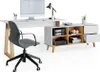 Schreibtisch Vicco Nautica Weiß 138 x 60 cm mit Schubladen Produktbild-Vorschau 8