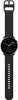 A black smartwatch with a black strap is shown against a white background. Podgląd zdjęcia produktu