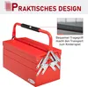 DURHAND Werkzeugkasten Werkzeugkoffer 5 Fächer Stahl 45 x Produktbild-Vorschau 4