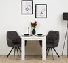 Homestyle4u Essgruppe mit 2 Stühlen 3 tlg Esstisch Set Weiß Produktbild-Vorschau 5