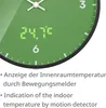 Bresser My Time Led Wanduhr Grün  Grün One Size Produktbild-Vorschau 4