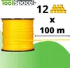 12x Mauerschnur 100m x 2mm GELB Produktbild-Vorschau 2