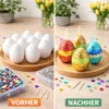 50x Styroporeier - Ostereier zum Basteln - Ostern Deko Produktbild-Vorschau 6