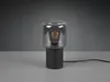 Trio Leuchten Tischleuchte Nico E27, schwarz, Metall/Glas Produktbild-Vorschau 6