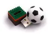 Onwomania Fussball stehend auf Rasen Funny USB Stick 32 GB Produktbild-Vorschau 2