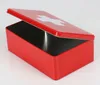 Metalldose Medizinbox rot mit weißem Kreuz 20x13x6,8 cm Produktbild-Vorschau 3