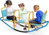 COSTWAY 3 Sitzer Schaukelwippe, Gartenwippe bis 100 kg Produktbild-Vorschau 2