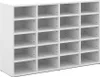 Schuhschrank Vicco Lysander Weiß 104 x 65.5 cm, Model 32882 Produktbild-Vorschau 1