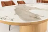 riess-ambiente Ovaler Esstisch UNIQUE 200cm weiß braun Produktbild-Vorschau 8