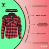 Herren Motorradhemd Lumberjack Holzfäller Hemd Produktbild-Vorschau 3