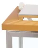 BELIANI Lampáš svetlé drevo so strieborným kovom výška 41 Náhľad obrázku produktu 8
