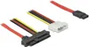 DeLOCK SAS SFF-8482+PW>1x SATA 7Pin 0,5m 82219 - DeLOCK Anteprima dell’immagine prodotto 1