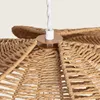 Pendelleuchte Seil Giay aus Naturseil in Blumenform, Braun, Produktbild-Vorschau 3