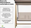 Blumfeldt ZenGrove Balancelle Jardin – 2 Places Extérieur Voir les images du produit 1