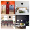 A collage of four different scenes, each featuring a wall clock. Anteprima dell’immagine prodotto