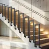 Vigevee 100cm U-Form Treppengeländer Schwarz Ovalrohr Produktbild-Vorschau 1