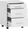 Winkelschreibtisch OFFICE LINE in weiß inkl. Rollcontainer, Produktbild-Vorschau 5
