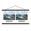 MuchoWow® Textilposter Deutschland - Wasser - Berge - Wald Produktbild-Vorschau 1