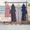 Frottee Badeponcho Damen Herren - Strandponcho 100% Produktbild-Vorschau 2