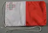 Tischflagge Malta 25x15 cm mit Holzständer Produktbild-Vorschau 2