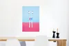 MuchoWow® Poster Stillleben - Zahnbürste - Rosa - Blau Produktbild-Vorschau 5