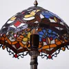 Lampada da tavolo barocca Tiffany in vetro colorato, Anteprima dell’immagine prodotto 7