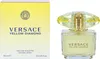 A box and bottle of Versace Yellow Diamond eau de toilette are displayed side-by-side against a white background. Náhľad obrázku produktu