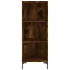 The Living Store Sideboard Räuchereiche 34,5x32,5x90 cm Produktbild-Vorschau 4