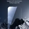 A close-up of a smartphone screen protector with a mountain landscape reflected on it. Produktbild-Vorschau