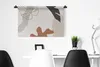 MuchoWow® Wandteppich Wandbehang Sommer - Blätter - Weiß Produktbild-Vorschau 4