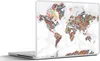 MuchoWow® Laptop Aufkleber Sticker Cover Weltkarte - Produktbild-Vorschau 1