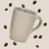 Tasses à café, set de 4 tasses en faïence unie matte Voir les images du produit 3