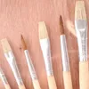 Zestaw 12 pędzli z naturalnego włosia i drewniana paletka Podgląd zdjęcia produktu 6