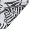 vidaXL Outdoor-Teppich ARAKIL Weiß und Schwarz 160x230 cm Produktbild-Vorschau 6