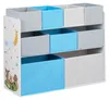Relaxdays Kinderregal mit 9 Stoffboxen, Lagerfeuer Produktbild-Vorschau 11