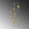 Wallity, Lizzard-A, Metalen wandhaken, goud, METALLEN Productafbeelding-voorbeeld 5