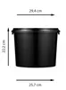BenBow Seau avec couvercle 10L x20 noir - qualité Voir les images du produit 5
