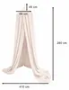 KIK KX2822, baldacchino per culla, color beige Anteprima dell’immagine prodotto 8