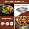 Panier à griller rond Bremermann 27 x 6 x 22,5 cm en acier Voir les images du produit 3