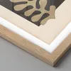 Gerahmtes Poster - Rahmen in heller Eiche - Blätter Form Produktbild-Vorschau 2