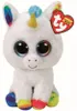 TY unicorno 15 cm bianco/colorato con occhi glitterati Anteprima dell’immagine prodotto 11