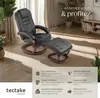 Fauteuil relax pied rond - noir/marron Voir les images du produit 2